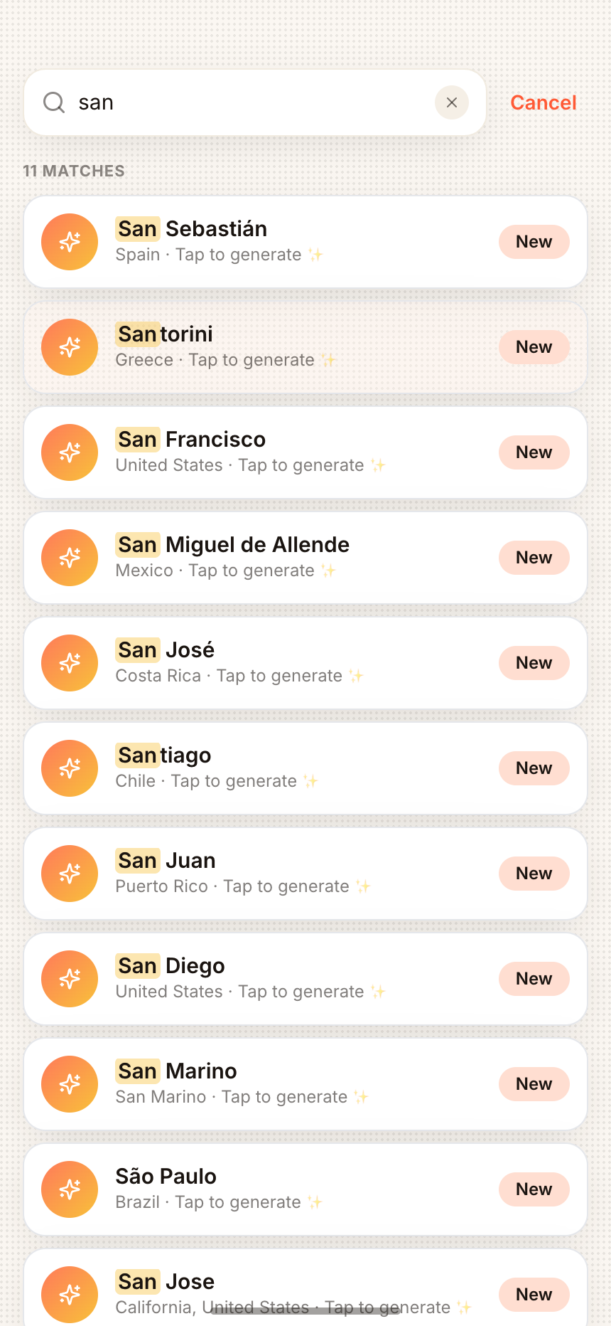 Worldwide search